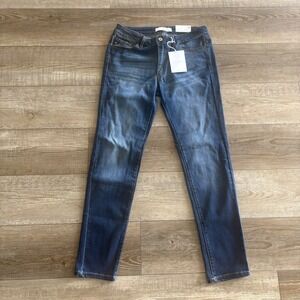 KanCan NWT Super Skinny Jeans Women‎ 11/29 Dark Blue Mid Rise Stretch Denim NEW